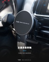 Hoda配件_鋁合金車用出風口手機架_磁吸_鈦黑(498)