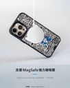 hoda殼_晶石米豆透明 MagSafe_iPhone15Pro 麥克鬥牛犬(560)