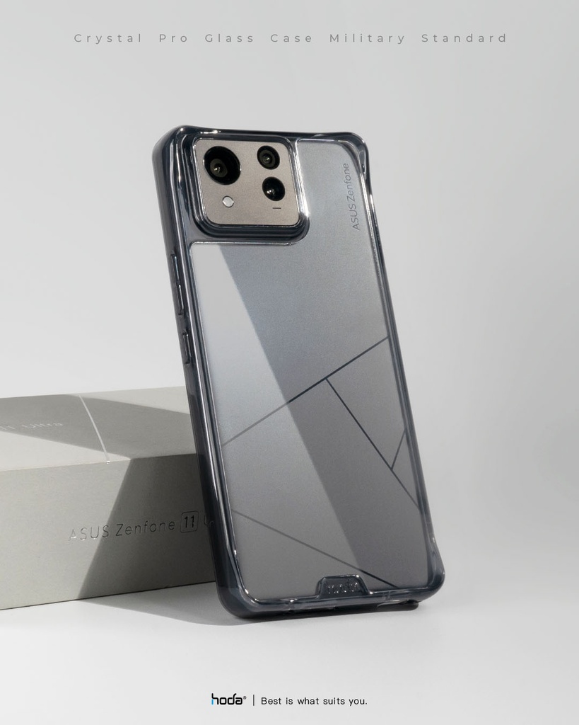 hoda殼_晶石軍規_ZenFone11 Ultra透明(921)