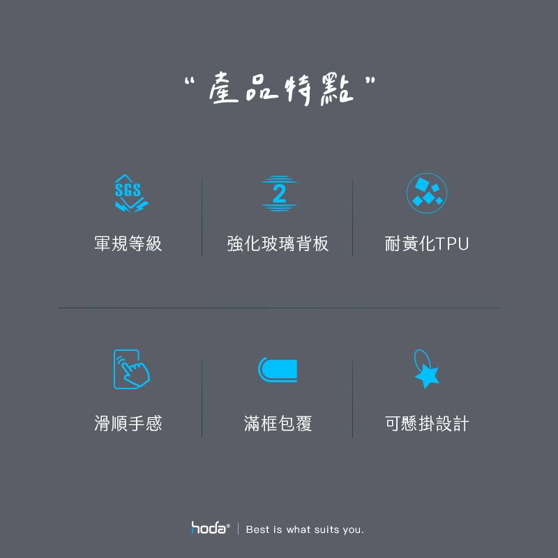 hoda殼_晶石軍規防摔殼 Google Pixel 7 透黑 (086)