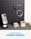 hoda充電_27W USB-C to Lightning 磁吸收納編織快充線 1.2M 黑 (082)