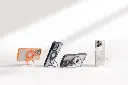 hoda殼_柔石360度磁吸支架指環iPhone15ProMax 星光白(102)