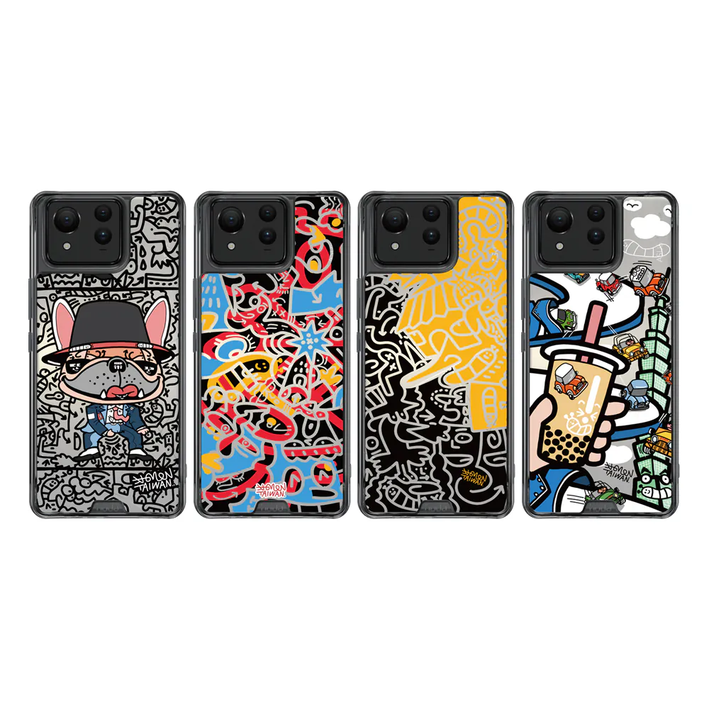 hoda殼_晶石米豆透黑_ASUS ZenFone11Ultra 尋找辣椒醬(713)