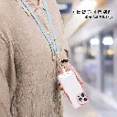 GARMMA配件_CN 造型手機扣環背帶-白色(934)