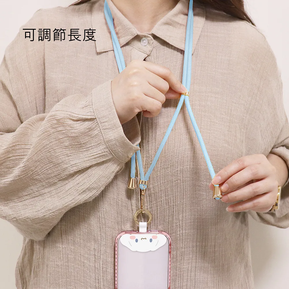 GARMMA配件_CN 造型手機扣環背帶-白色(934)