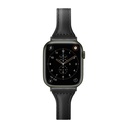 PGA_錶帶PU皮革_Apple Watch 41/40/38mm 黑色(573)