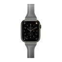 PGA_錶帶PU皮革_Apple Watch 41/40/38mm 灰色(580)