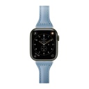 PGA_錶帶PU皮革_Apple Watch 41/40/38mm 藍色(603)