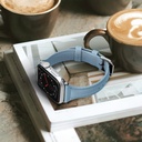 PGA_錶帶PU皮革_Apple Watch 41/40/38mm 藍色(603)