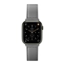 PGA_錶帶PU皮革_Apple Watch 49/45/44/42mm 灰色(733)