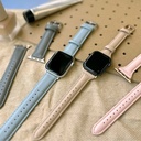 PGA_錶帶PU皮革_Apple Watch 49/45/44/42mm 卡其(740)