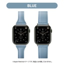 PGA_錶帶PU皮革_Apple Watch 49/45/44/42mm 藍色(757)