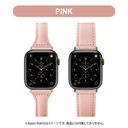 PGA_錶帶PU皮革_Apple Watch 49/45/44/42mm 粉色(764)
