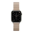 PGA_磁力錶帶PU皮革_Apple Watch 41/40/38mm 卡其(634)