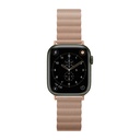 PGA_磁力錶帶PU皮革_Apple Watch 41/40/38mm 淺咖(641)