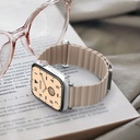 PGA_磁力錶帶PU皮革_Apple Watch 49/45/44/42mm 卡其(788)