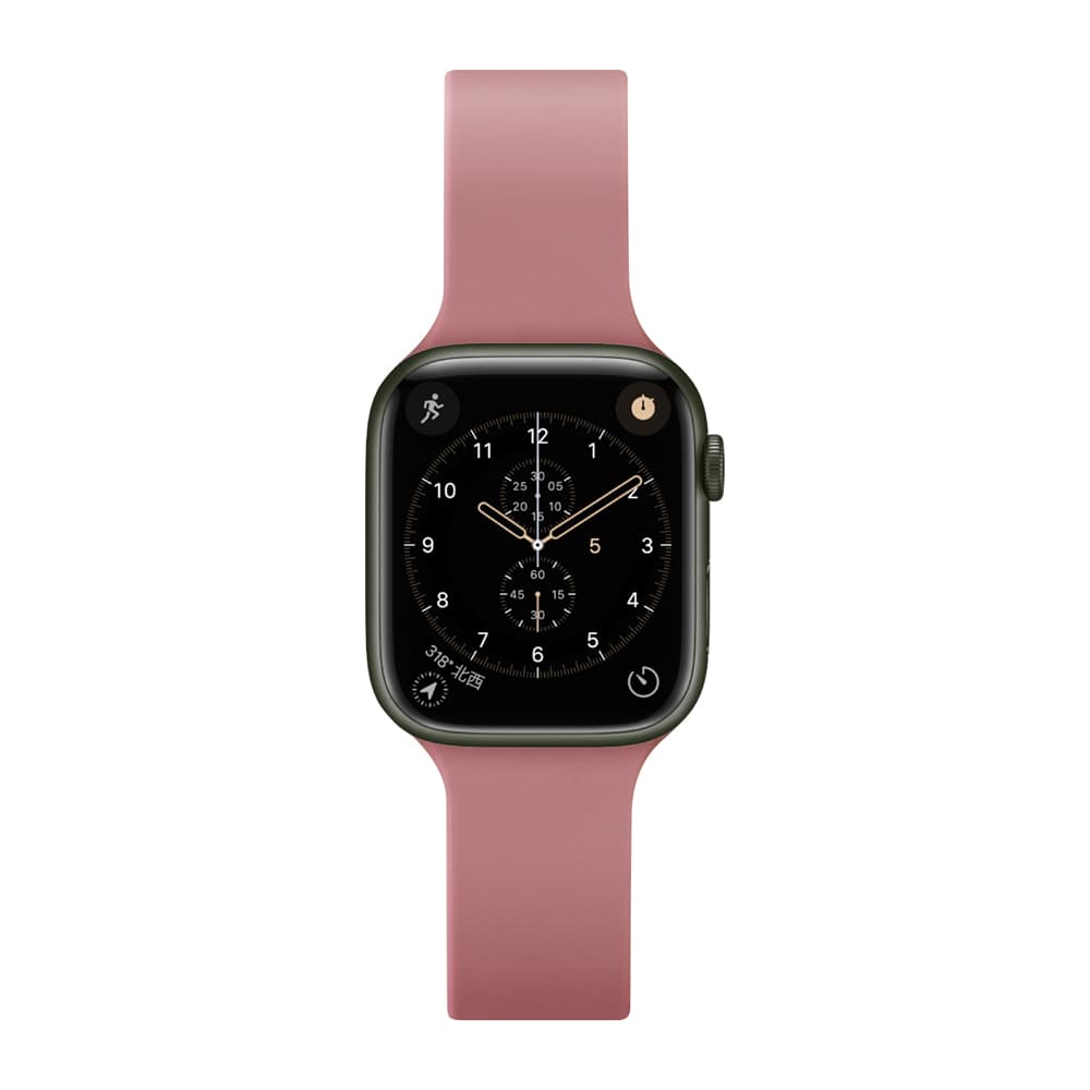 PGA_硅膠錶帶_Apple Watch 49/45/44/42mm 粉色(863)