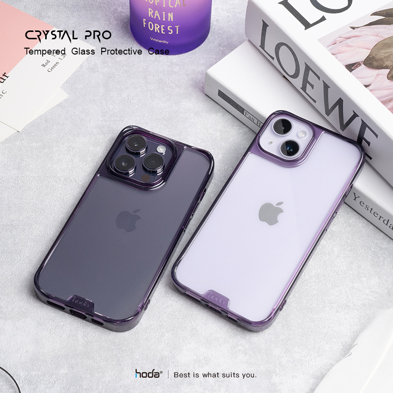 Hoda殼_晶石軍規 iPhone 15 Pro 透藍 (213)