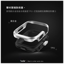 hoda配件_曜石保護殼 Apple Watch 45mm 銀 (698)