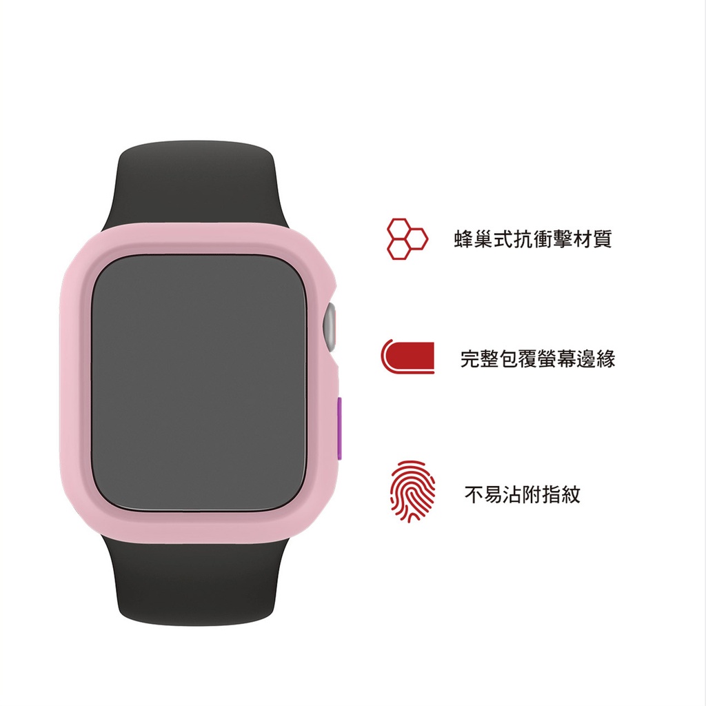 hoda配件_柔石保護殼 Apple Watch 42/44mm 知性藍 (604)