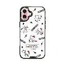 hoda殼_幻石三麗鷗玻璃系列 iPhone16Plus 簡約KITTY(6722)
