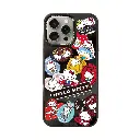 hoda殼_幻石三麗鷗黑鏡系列 iPhone16Pro 拼貼KITTY(6975)