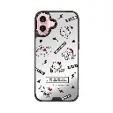 hoda殼_幻石三麗鷗銀鏡系列 iPhone16Plus 簡約KITTY(7682)