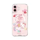 hoda殼_晶石磁吸三麗鷗系列透明 iPhone16Plus 派對KITTY (8009)