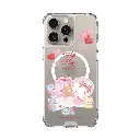 hoda殼_晶石磁吸三麗鷗系列透明 iPhone16ProMax 派對KITTY (8023)