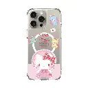 hoda殼_晶石磁吸三麗鷗系列透明 iPhone16ProMax 粉紅KITTY (8061)
