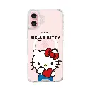 hoda殼_晶石磁吸三麗鷗系列透明 iPhone16Plus 愛心KITTY (8122)