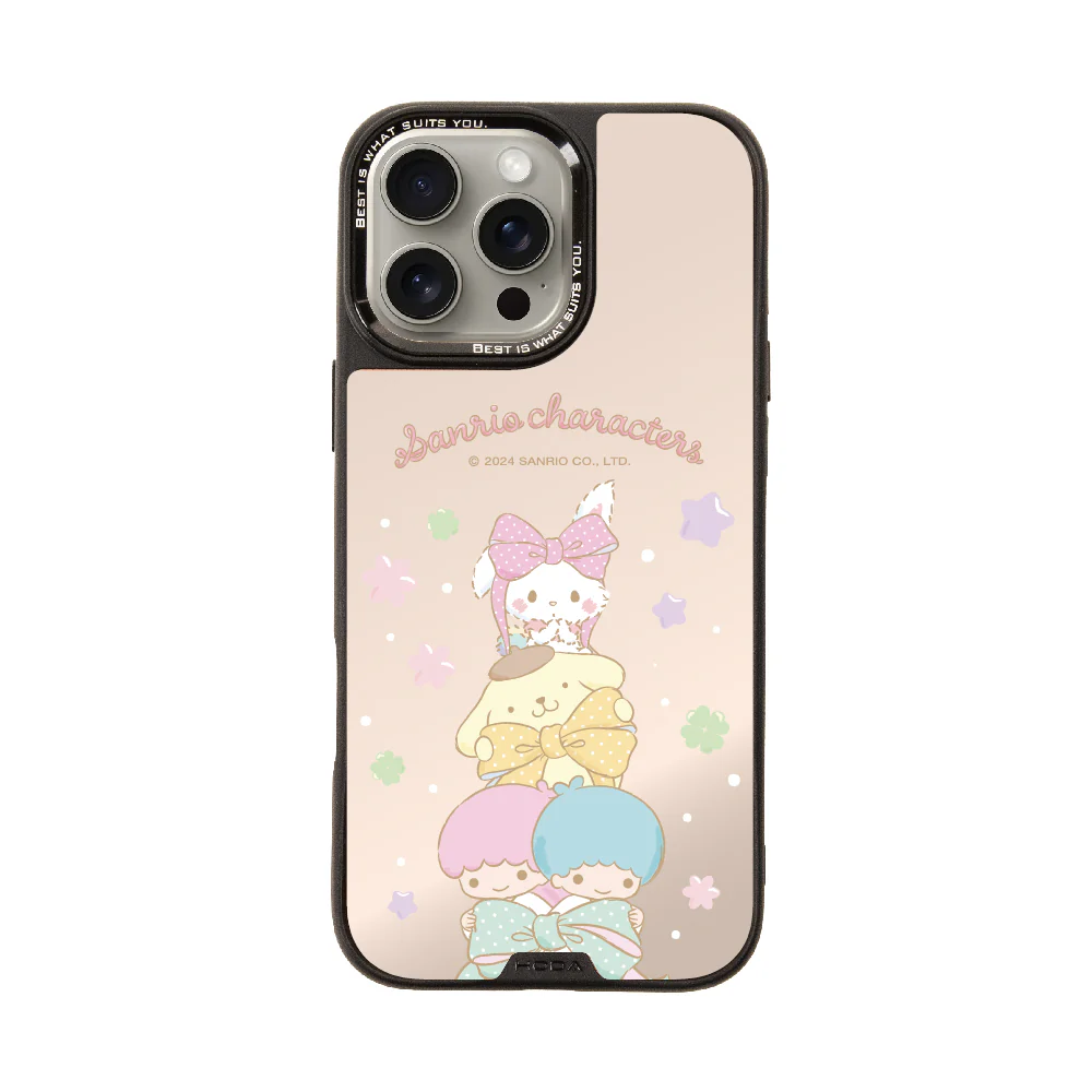 hoda殼_幻石三麗鷗銀鏡系列 iPhone16Pro 春日童話(8450)