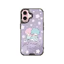 hoda殼_幻石三麗鷗銀鏡系列 iPhone16Plus 蝴蝶結kiki&lala(8566)