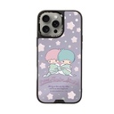 hoda殼_幻石三麗鷗銀鏡系列 iPhone16Pro 蝴蝶結kiki&lala(8573)