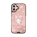 hoda殼_幻石三麗鷗銀鏡系列 iPhone16Plus 蝴蝶結美樂蒂(8689)