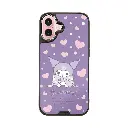 hoda殼_幻石三麗鷗銀鏡系列 iPhone16Plus 蝴蝶結酷洛米(8726)