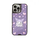 hoda殼_幻石三麗鷗銀鏡系列 iPhone16Pro 蝴蝶結酷洛米(8733)
