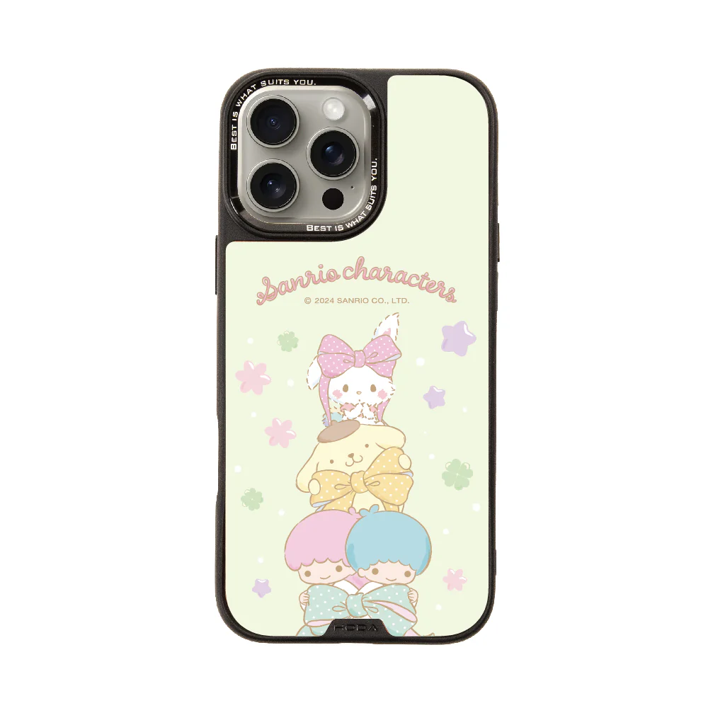hoda殼_幻石三麗鷗玻璃系列 iPhone16Pro 春日童話 (9013)