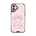 hoda殼_幻石三麗鷗玻璃系列 iPhone16Plus 蝴蝶結美樂蒂 (9242)