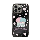 hoda殼_幻石三麗鷗黑鏡系列 iPhone16Pro 蝴蝶結kiki&lala (9693)