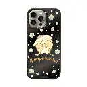 hoda殼_幻石三麗鷗黑鏡系列 iPhone16Pro 蝴蝶結布丁狗 (9778)