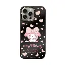 hoda殼_幻石三麗鷗黑鏡系列 iPhone16ProMax 蝴蝶結美樂蒂 (9822)