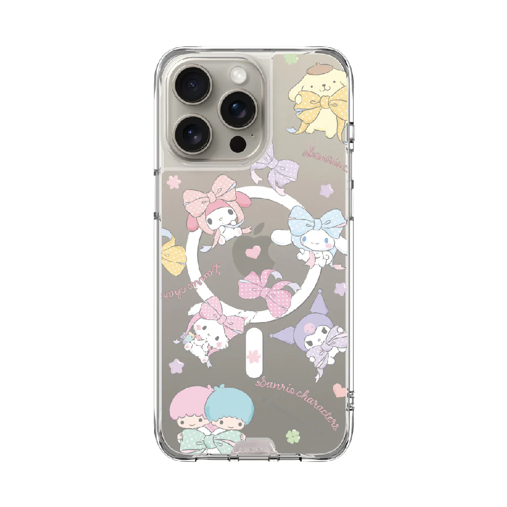 hoda殼_晶石磁吸三麗鷗系列透明 iPhone16ProMax 童話盛宴 (2202)