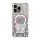 hoda殼_晶石磁吸三麗鷗系列透明 iPhone16Pro 蝴蝶結kiki&lala (2349)