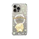 hoda殼_晶石磁吸三麗鷗系列透明 iPhone16Pro 蝴蝶結布丁狗 (2363)