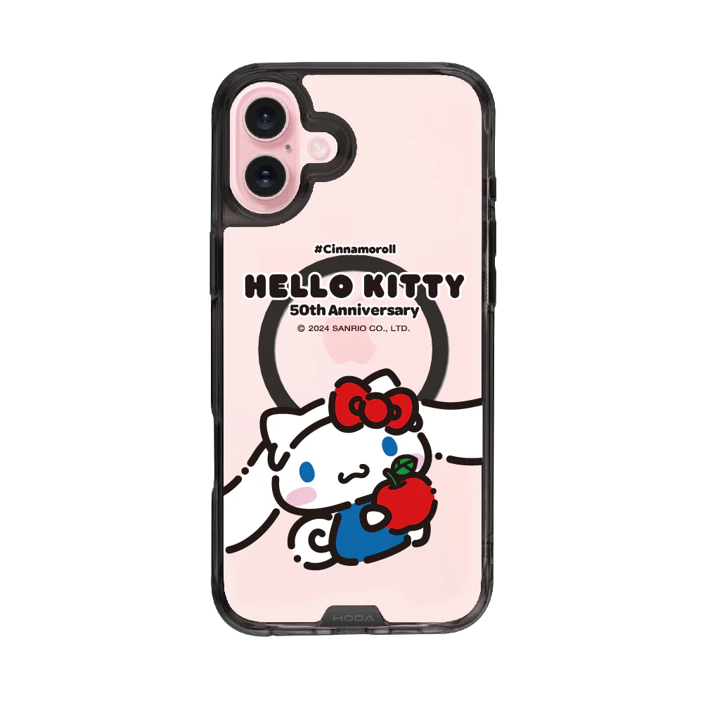 hoda殼_晶石磁吸三麗鷗系列透黑 iPhone16Plus 大耳狗KITTY (2592)