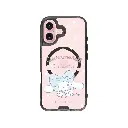 hoda殼_晶石磁吸三麗鷗系列透黑 iPhone16Plus 蝴蝶結大耳狗 (2769)
