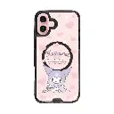 hoda殼_晶石磁吸三麗鷗系列透黑 iPhone16Plus 蝴蝶結酷洛米 (2790)