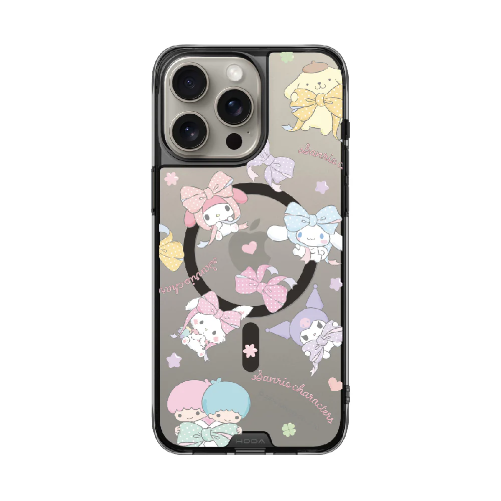 hoda殼_晶石磁吸三麗鷗系列透黑 iPhone16ProMax 童話盛宴 (3001)