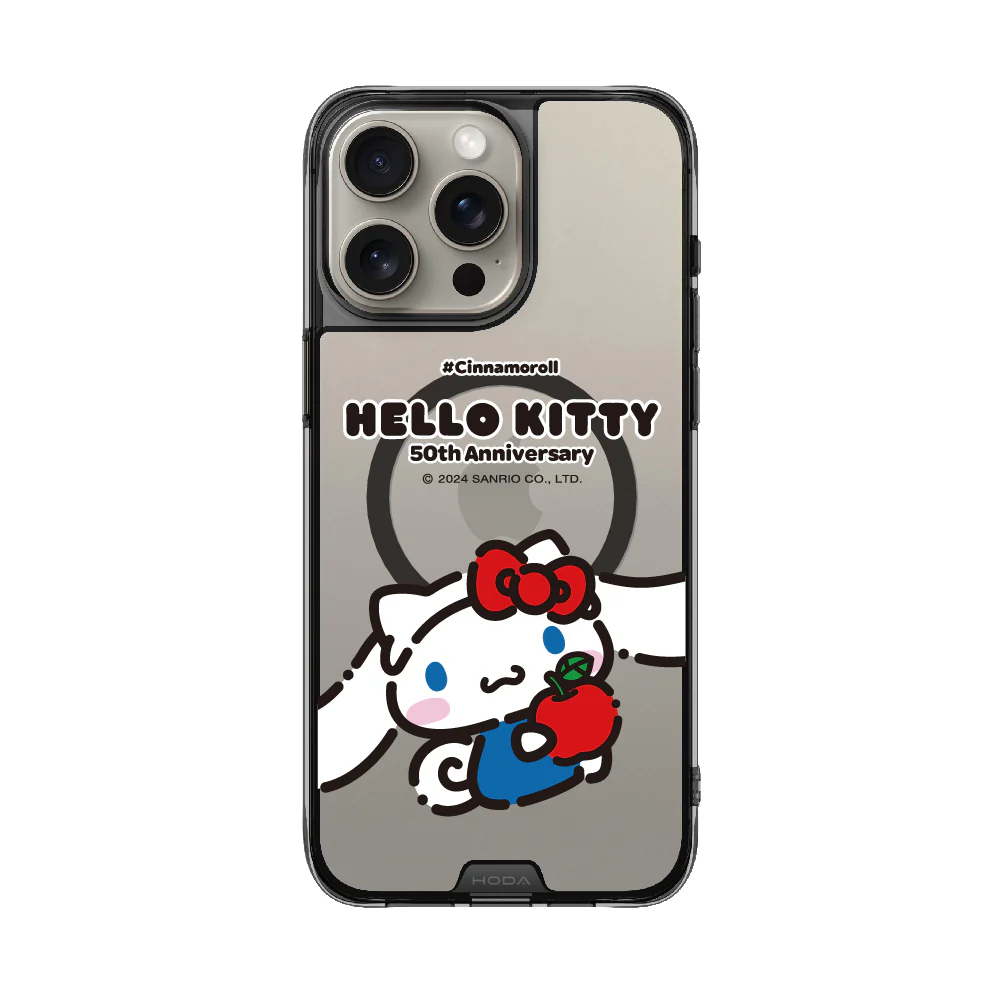 hoda殼_晶石磁吸三麗鷗系列透黑 iPhone16Pro 大耳狗KITTY (3117)